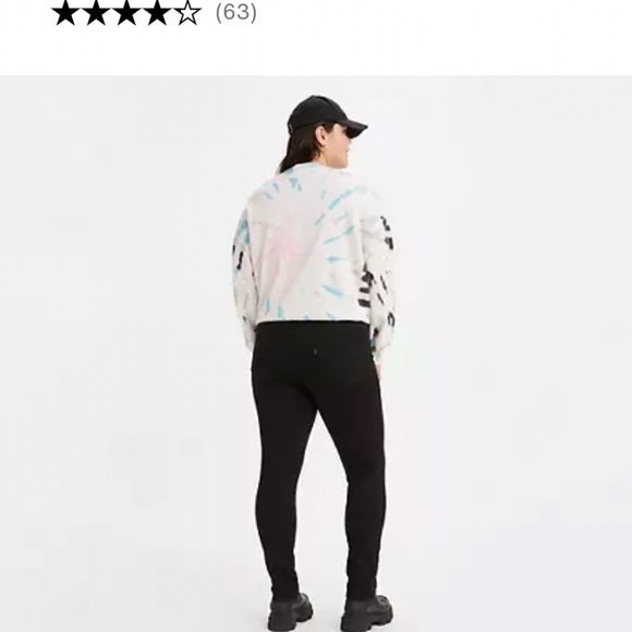 Levi’s 311 shaping skinny stretch black jeans. Worn once - Picture 2 of 9